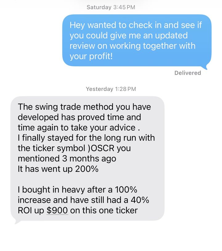 Text message from Aftaab sharing his results